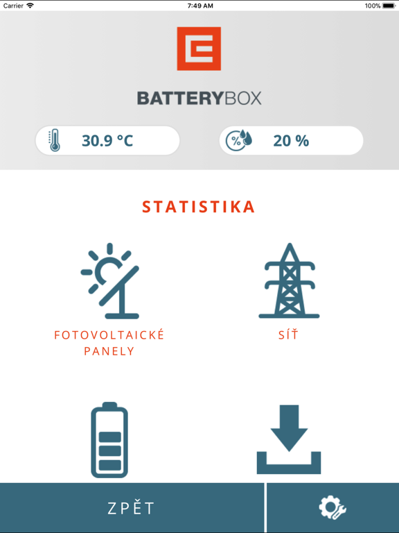 Screenshot #6 pour ČEZ Battery Box