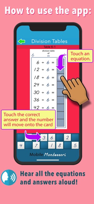 Montessori Division Tables(圖2)-速報App