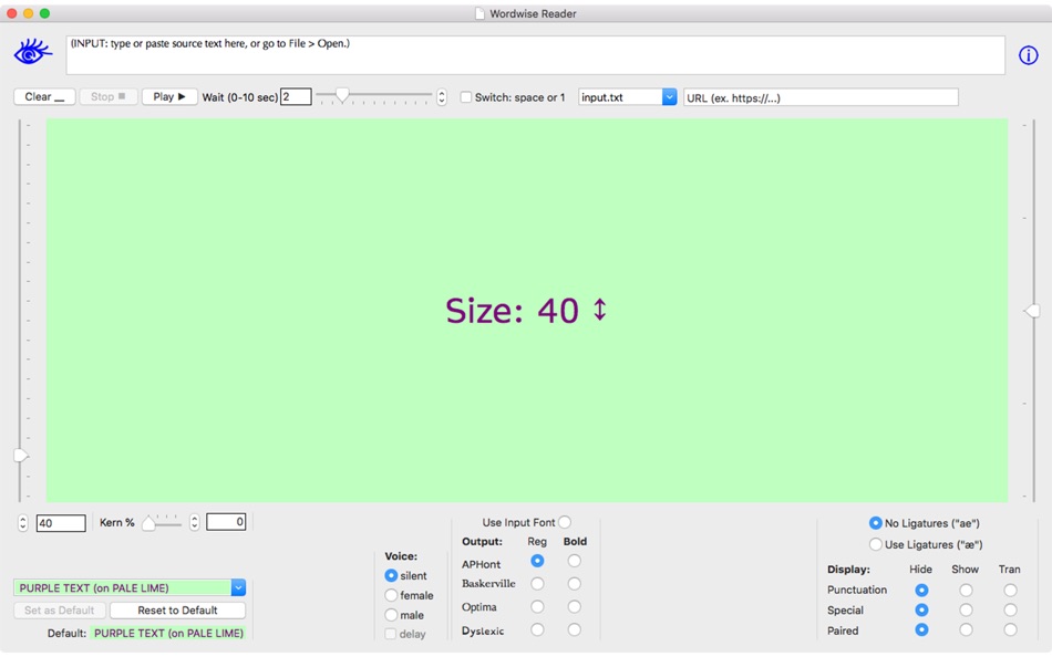 #1. Wordwise Reader (macOS) 由: Tracy Mansfield