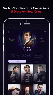 comedy app stand up comedians iphone screenshot 3