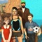 Hello, Virtual happy family get ready to enjoy summer vacations with fun activities