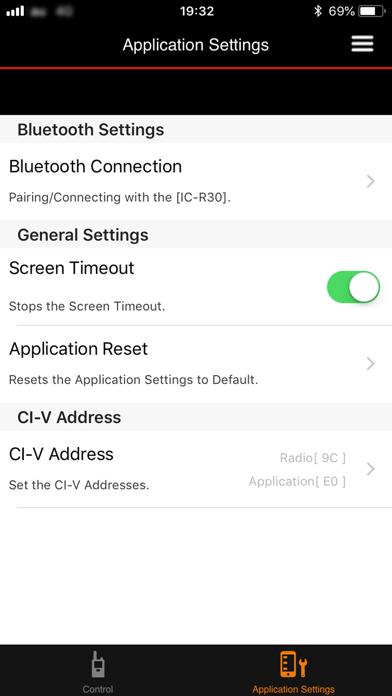 App screenshot