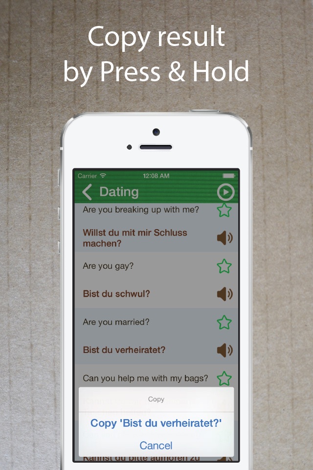 Learn German Phrasebook Lite + screenshot 3