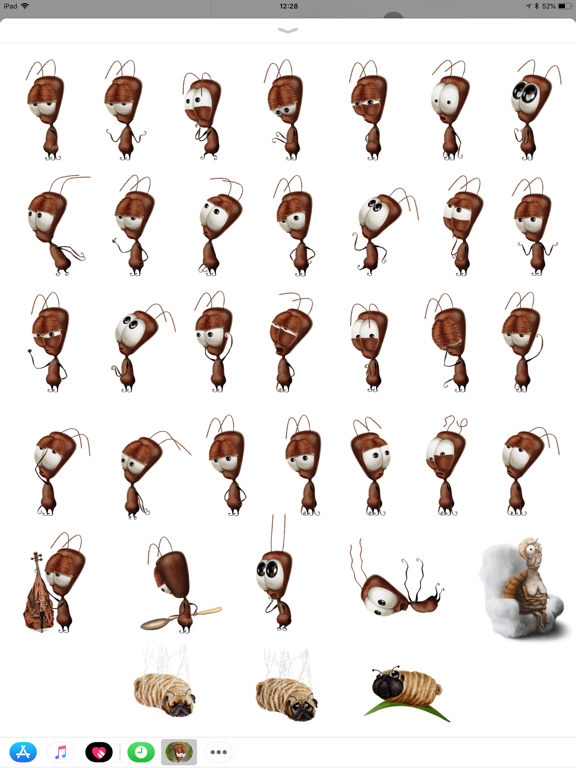 AntVentor Animated Stickers iPad screenshot 4 - Stickers app