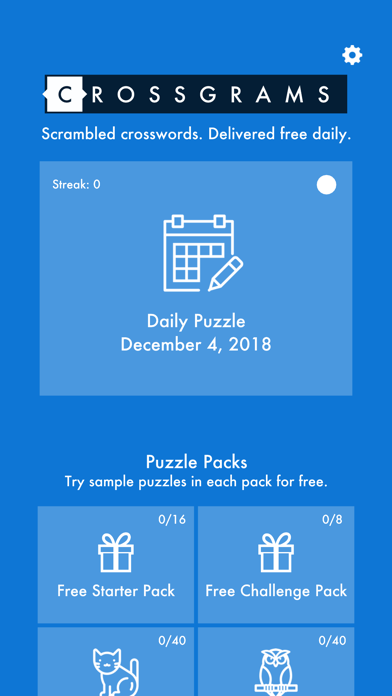 Crossgrams screenshot 1