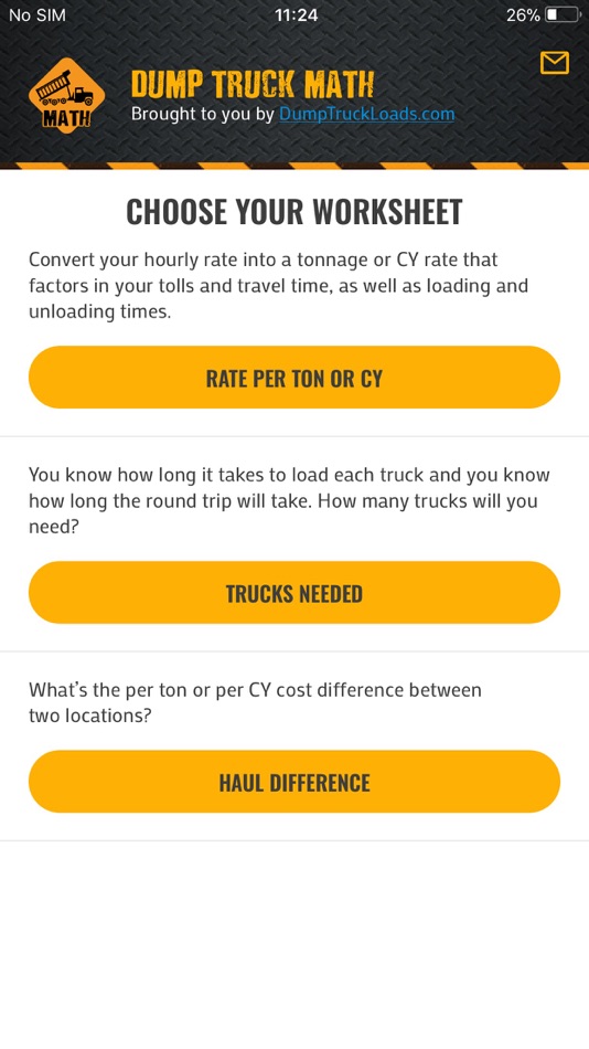 #1. Dump Truck Math (iOS) 由: MyLogic, Inc.