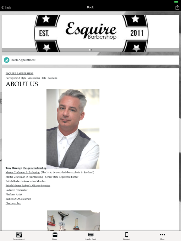 Screenshot #5 pour Esquire Barbershop app