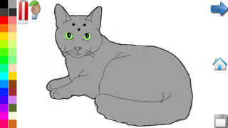 Screenshot #2 pour Coloriages: chats et chatons