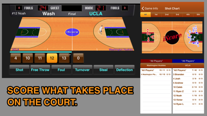 iScore Basketball Scorekeeper Screenshot 1