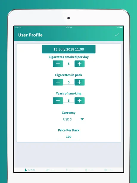Stop Smoking Tracker