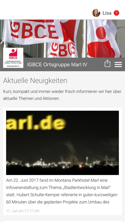 IGBCE Ortsgruppe Marl IV