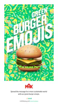 MAX Green Burger Emojis iphone bilder 0