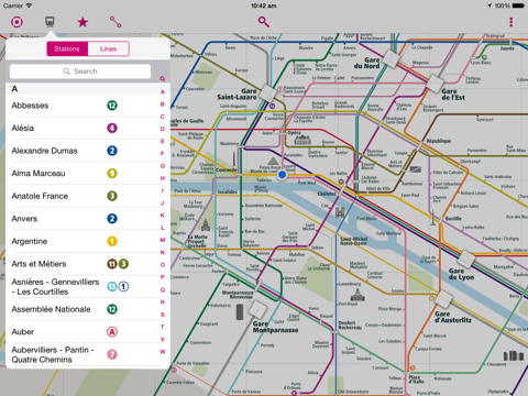 Screenshot #6 pour Paris Rail Map Lite