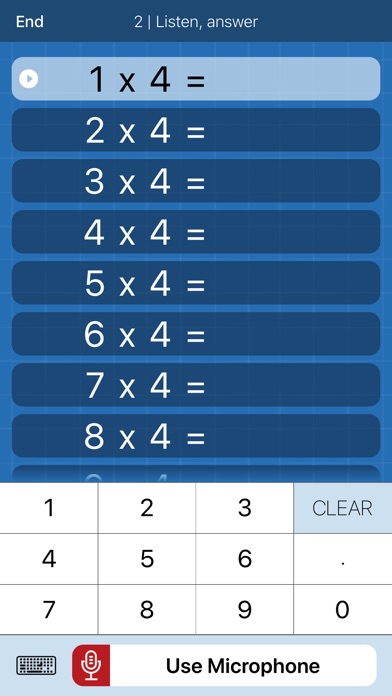 Times Tables Ages 7-8 screenshot 2