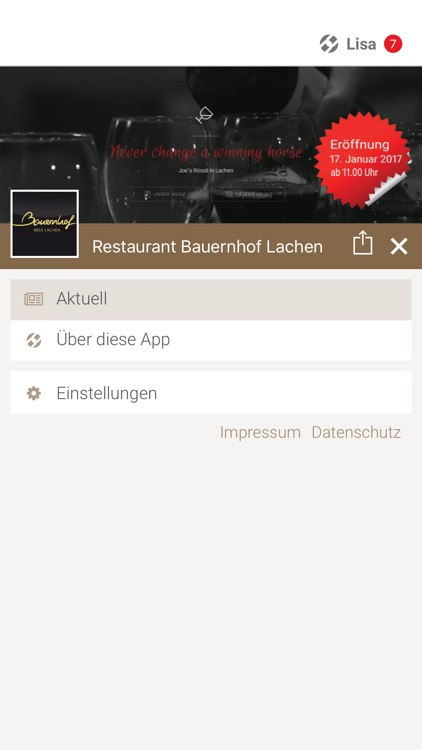 Restaurant Bauernhof Lachen