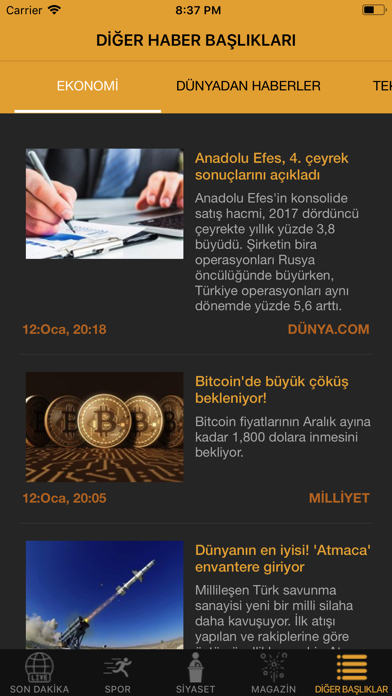 Screenshot 4 of GazeteHaber Keyfi App