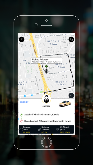 Q8 Taxi - Book taxi in Kuwait iPhone screenshot 5 - Lifestyle app