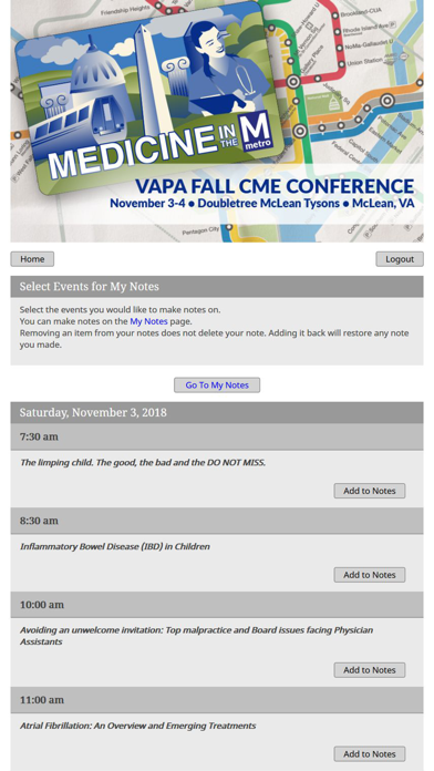How to cancel & delete VAPA 2018 Fall Conference from iphone & ipad 2