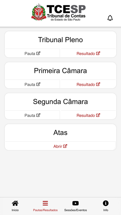 TCESP - Sessões screenshot 2