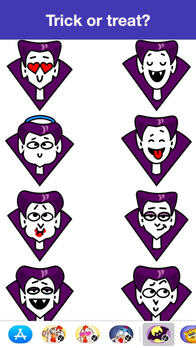 Dracula - Halloween stickers screenshot 3