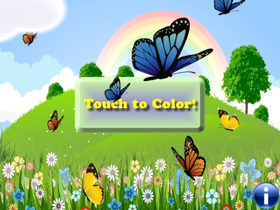 Coloring Book: Butterfly iPad screenshot