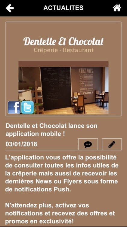 Dentelle Et Chocolat Crêperie
