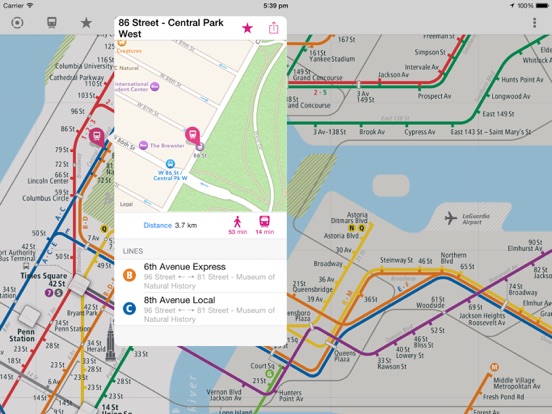 Screenshot #5 pour New York Rail Map Lite