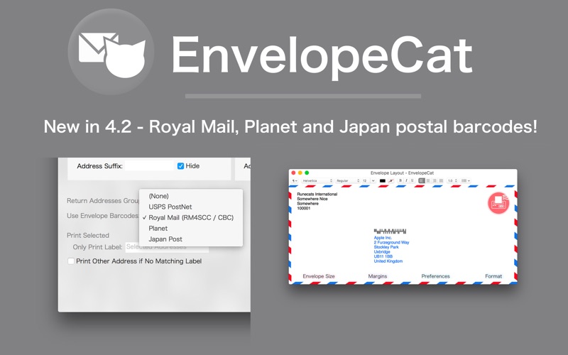 Screenshot #1 for EnvelopeCat - Envelope Printer