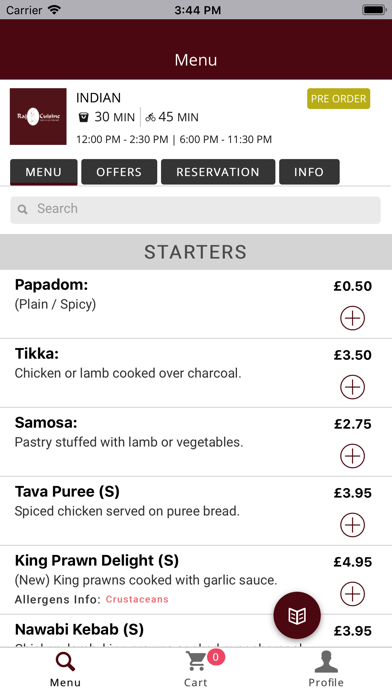 How to cancel & delete Raj Cuisine from iphone & ipad 1