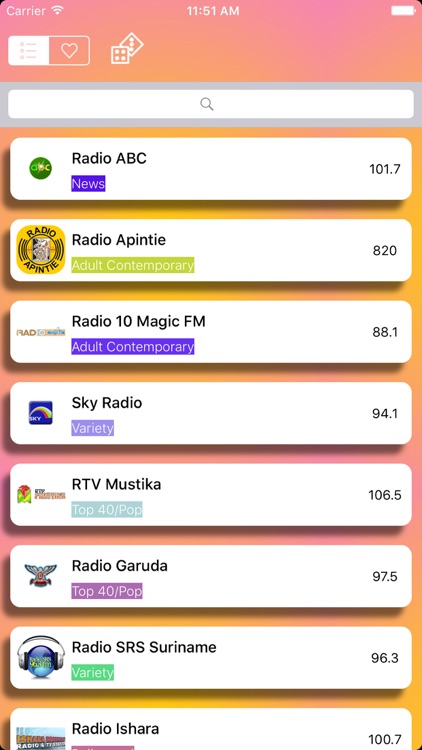 Suriname Radio Live Player (Dutch / Paramaribo)