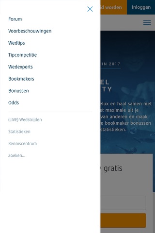 Voetbalwedden.net screenshot 4