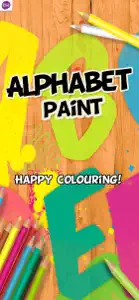 Alphabet Paint - Letters screenshot #1 for iPhone