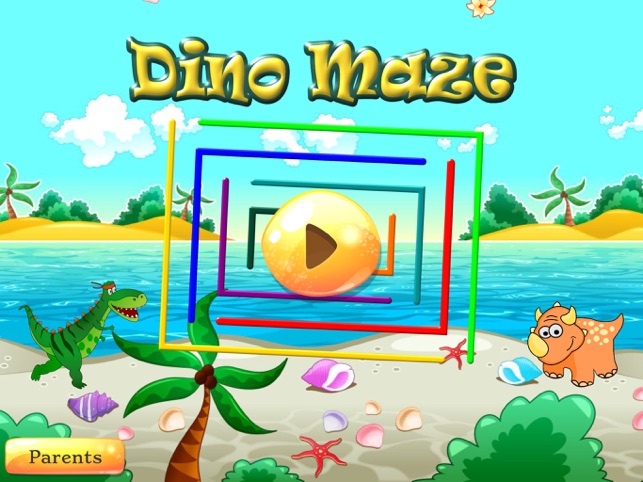 ‎Dino Maze: kids learning games Screenshot