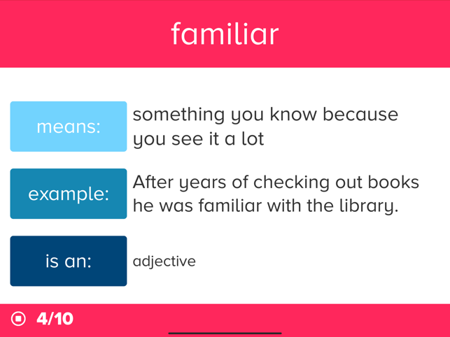 ‎3rd Grade Vocabulary Prep Screenshot