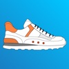 Jog Log asics running shoes 