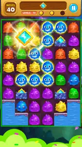 Rescue monster pop - Jelly pet match 3 puzzle screenshot #4 for iPhone