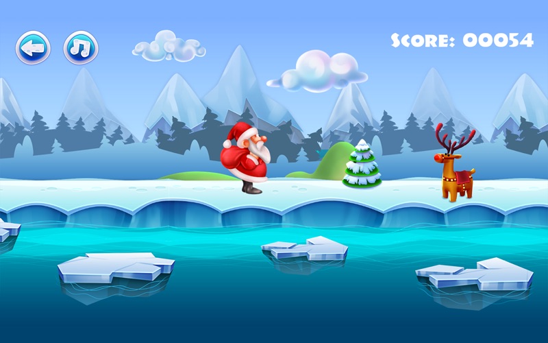 Screenshot #2 pour Santa Christmas Jump: Fun Game