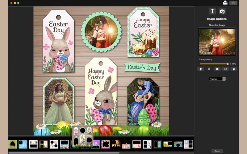 Screenshot #2 pour Easter Frames - Cute Stickers