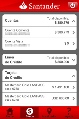 Santander Chile screenshot 3