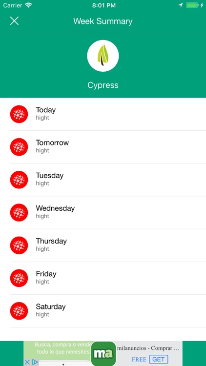 PolenCheck screenshot-3