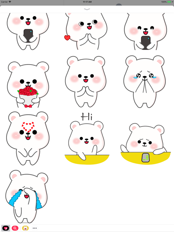 Screenshot #6 pour Misa Bear Animated Stickers