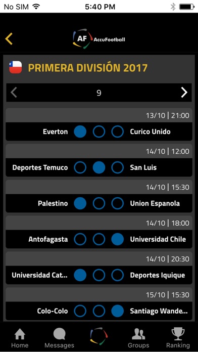 AccuFootball screenshot 2