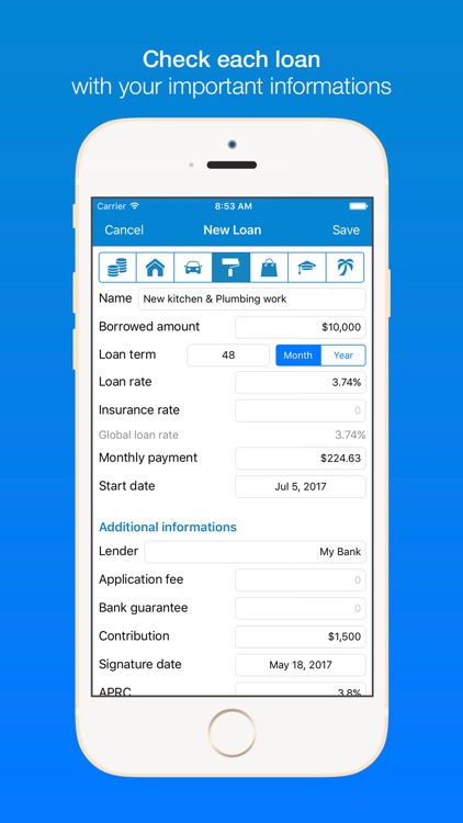 My Loans Calculator