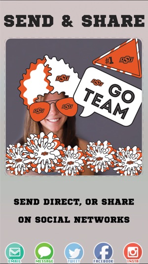 Oklahoma State Cowboys Selfie Stickers(圖4)-速報App