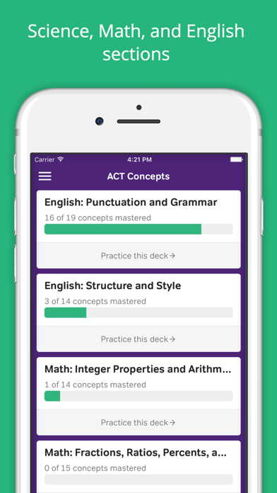 How to cancel & delete ACT Practice Flashcards from iphone & ipad 1