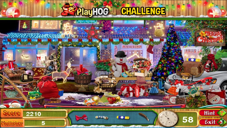 Christmas Lights Hidden Object