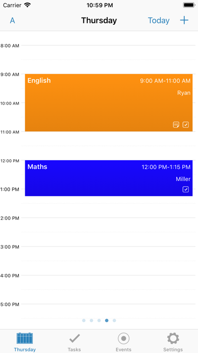 Screenshot #1 pour Timetable - Studies and Tasks