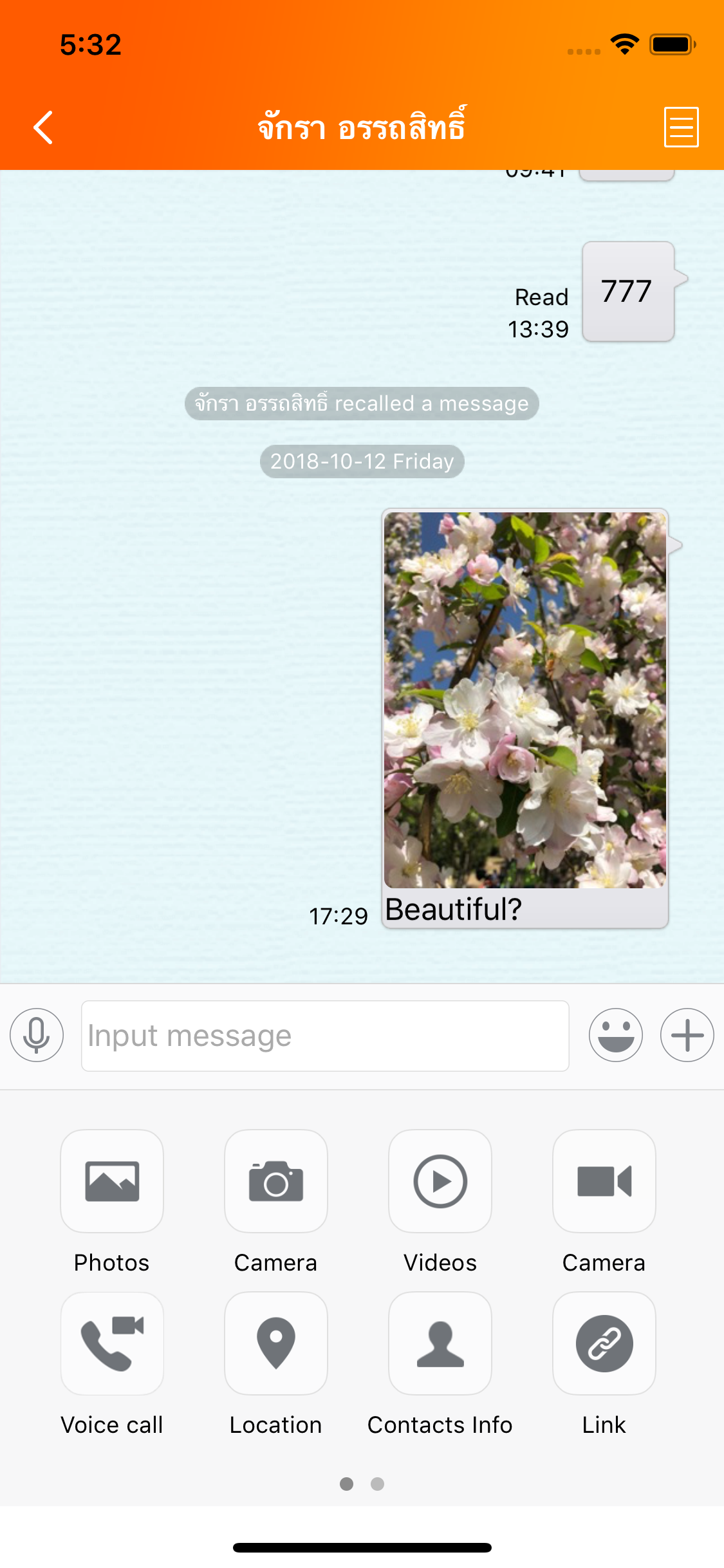 CAT chat screenshot 3