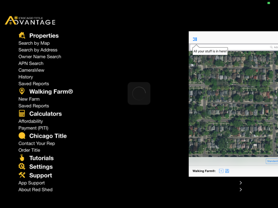 Chicago Title Advantage iPad screenshot 1 - Business app