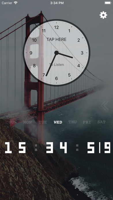 Speaking Clock: TellMeTheTime screenshot 2